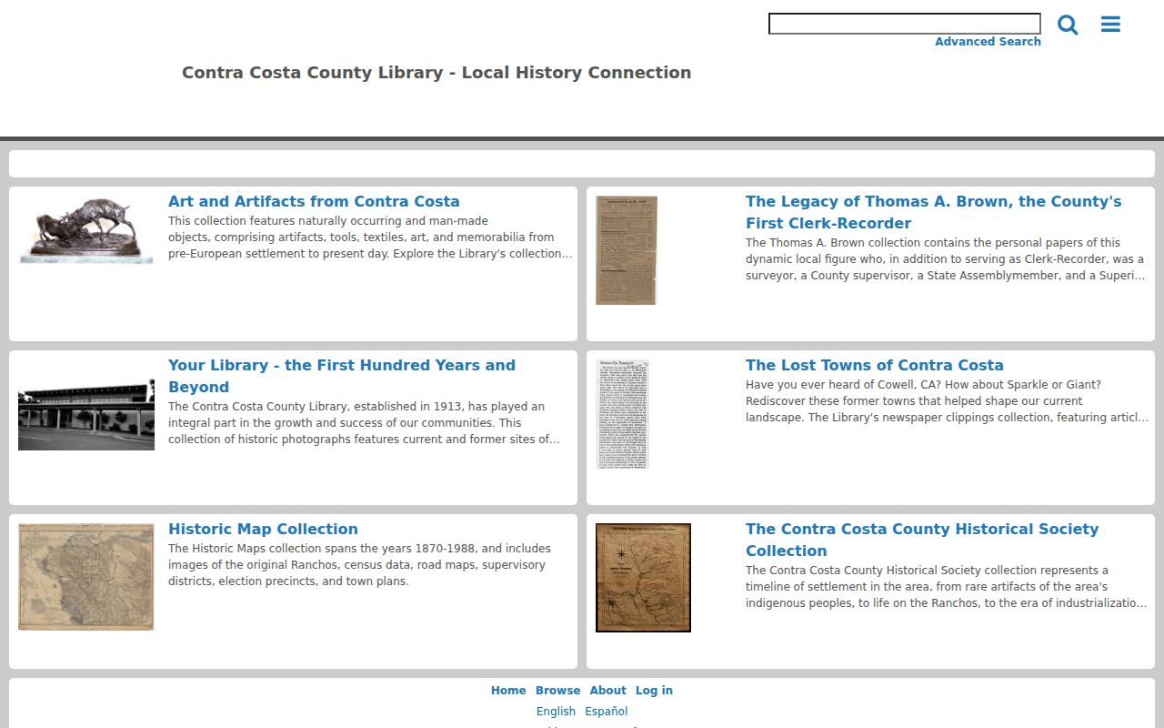 Contra Costa County city directory Local History Connection collection