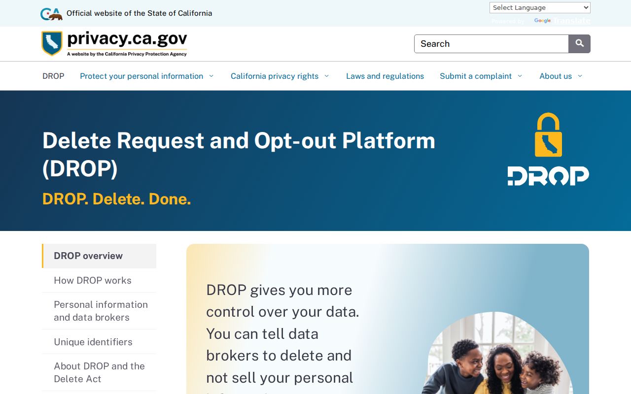 Contra Costa County residents directory privacy deletion portal