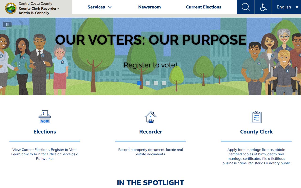 Contra Costa County residents directory voter information